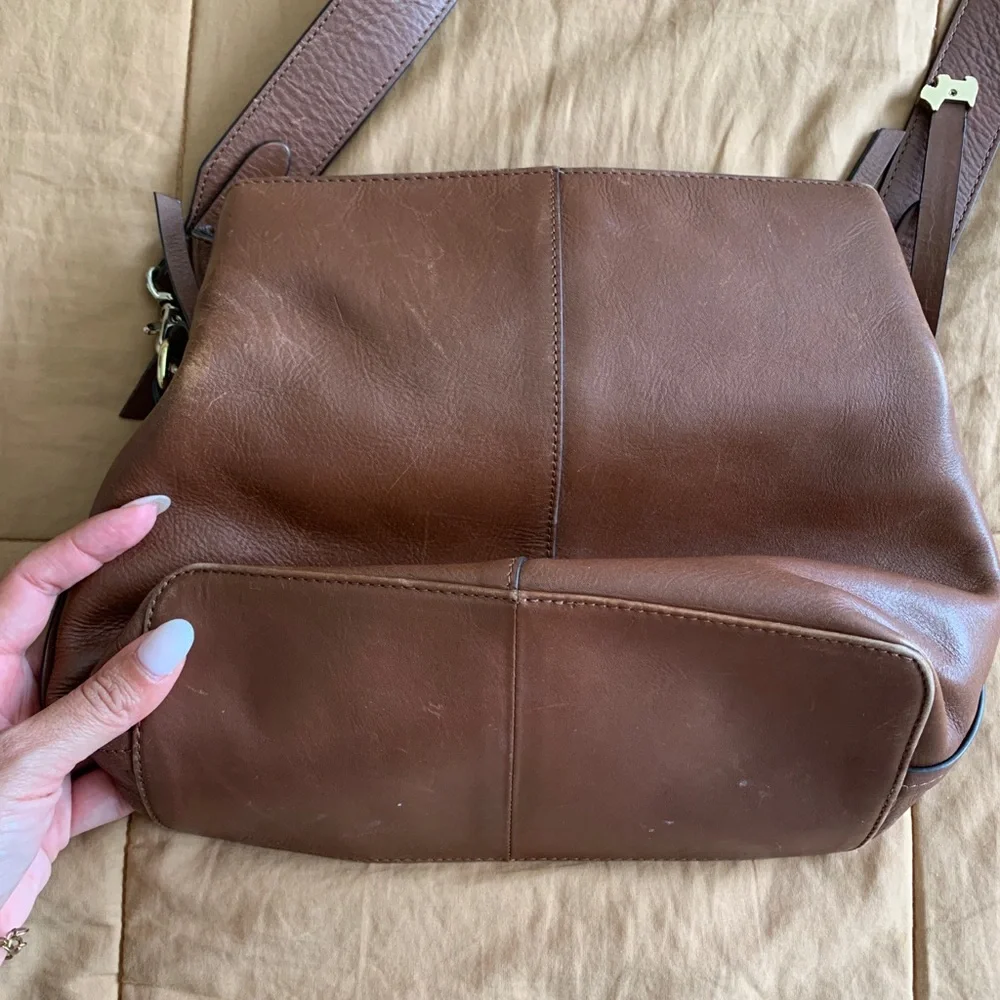 Radley London Brown Leather Crossbody Bag